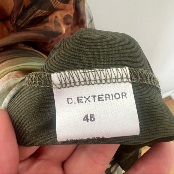 Vintage D.exterior 100% Silk Fairycore Asymmetrical Hem Dress - Picture 7 of 8